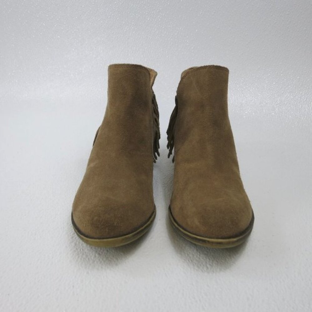 Lucky Brand Suede Leather Fringe Boots Shoes Women's Footwear Size 7.5 M - Picture 5 of 7